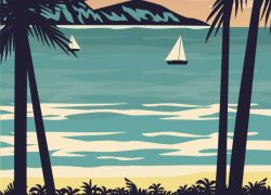 Retro promotional Hawaii